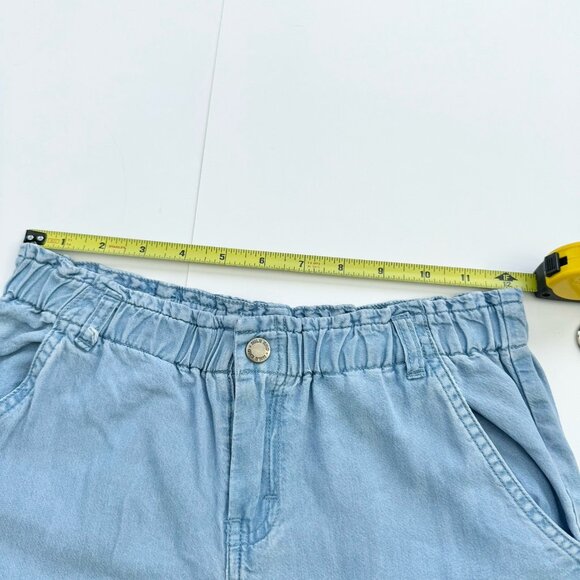 Light Denim Youth Girl Size 12 With Elastic Waist And Ankles - Picture 5 of 11